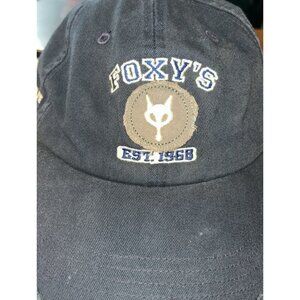 Foxy's Bar Hat Ball Cap Blue Jost Van Dyke B.V.I. British Virgin Islands Vtg